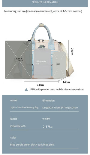 Mini Light Green Sport Diaper Bag