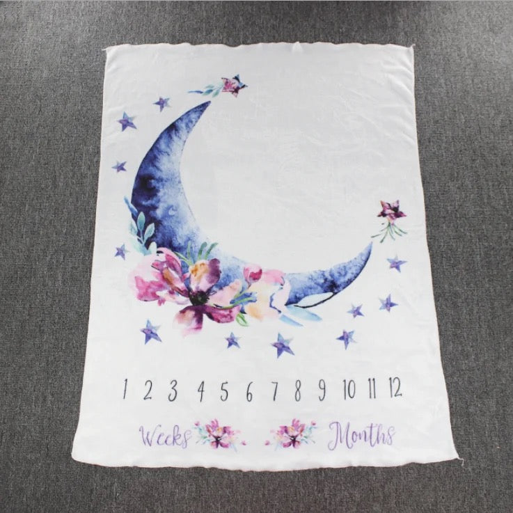 Moon Milestone Blanket